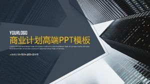 Atmósfera de negocios de alta gama simple plantilla ppt de plan de negocios moderno