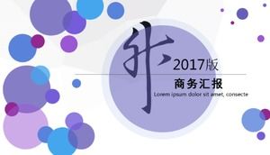 Warna busana template ppt umum bisnis bahasa Inggris sederhana