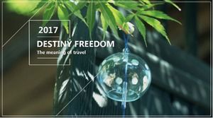 Японский стиль красивый маленький свежий и простой шаблон п.