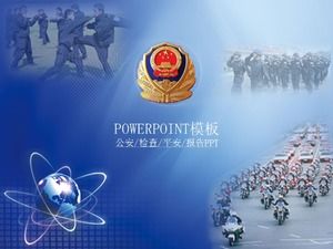 Kamu Güvenliği Polis Partisi Okul Dürüstlük Raporu Özeti PPT Şablonu