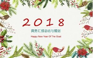 Красивый рисованной бизнес-план резюме шаблон п.