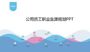 清新简约大气的员工职业生涯规划书ppt模板