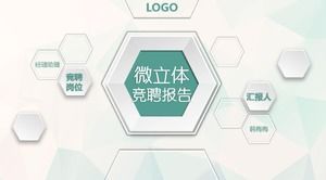 Templat ppt mikrosom kompetisi atmosfer sederhana