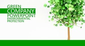 Plantilla ppt universal creativa simple verde fresca