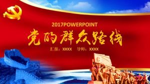 Templat ppt laporan kerja partai dan pemerintah