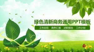 Modelo ppt geral de negócios simples verde fresco pequeno