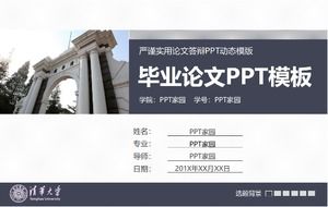 Plantilla ppt de defensa de tesis de posgrado concisa y atmosférica