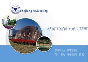 Zwięzły szablon ppt obrony pracy magisterskiej z inżynierii środowiska atmosferycznego