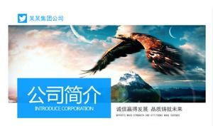 ハイエンドファッションホワイト会社概要商品紹介pptテンプレート