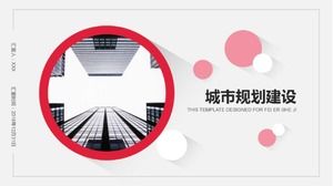 Modelo de ppt de planejamento urbano de círculo criativoModelo de ppt de planejamento urbano de círculo criativo