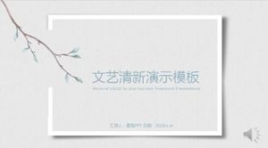 Template ppt presentasi sastra dan segar