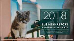 創造的で絶妙なペットグルーミング業界のpptテンプレート