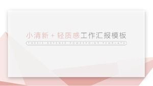 Küçük taze doku çalışması raporu PPT şablonu