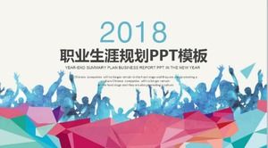 Biały zwięzły szablon planowania kariery studenckiej ppt