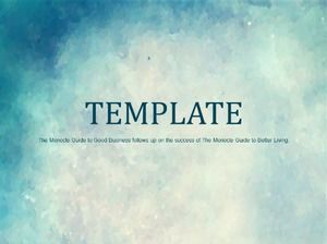 Modelo PPT de relatório de resumo de trabalho de sonho refrescante