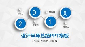 Progettare un riepilogo di sei mesi modello PPT_concise microbody