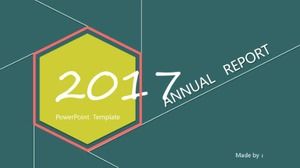 シンプルラインフラットビジネス一般PPTテンプレート