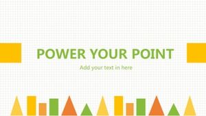 清新简洁简洁的PPT模板