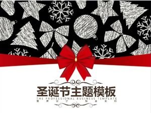 Modelo PPT de planejamento de evento de tema de Natal simples e moderno