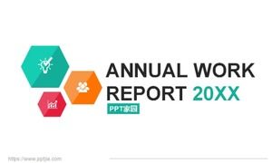 白色简约英文商务PPT模板