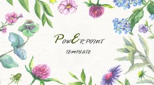 創造的な手描きの大学生卒業論文防衛pptテンプレート