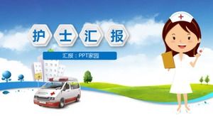 Modèle simple de rapport de soins médicaux en trois dimensions ppt