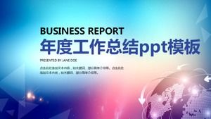 Annual work summary ppt template_business concise