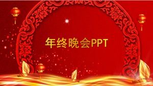 Template ppt pesta akhir tahun hari dolar merah yang bagus