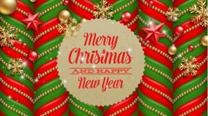 Simple and fashionable Christmas event planning ppt template