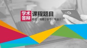 Șablon PPT rafinat creativ pentru apărarea tezei de absolvire