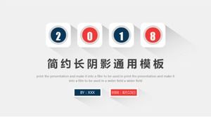 Modello ppt universale semplice business bianco