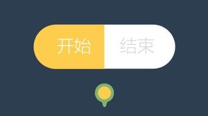 Template PPT kreatif datar