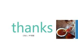 Prosty szablon ppt płaska konstrukcja