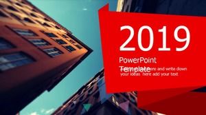 لون أزياء قالب PPT الإبداعي