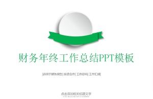 Modello ppt di riepilogo del lavoro di fine anno finanziario