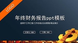Modèle de rapport financier de fin d'année ppt