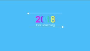 เทมเพลต ppt สากลที่สร้างสรรค์สีสันสดใส