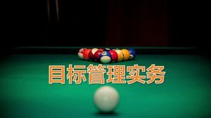 Șablon ppt de practică simplă și elegantă de management al obiectivelor