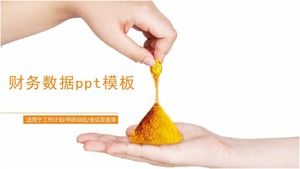 财务数据ppt模板