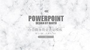 Plantilla ppt de plan de negocios de oficina simple y fresca