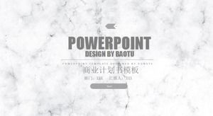 さわやかな雰囲気ビジネスプランpptテンプレート