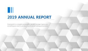 قالب PPT مسطح بسيط وسخي