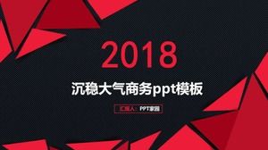 Modelo de ppt de negócios conciso e atmosférico