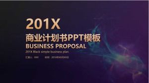 Modèle ppt de plan d'affaires simple et atmosphérique