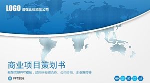 Template ppt buku perencanaan proyek bisnis yang sederhana dan universal