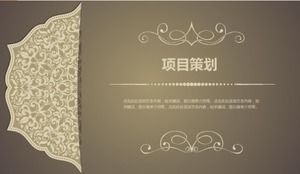 Charity event planning book ppt template