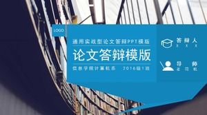 Modelo de PPT de defesa de tese criativa de moda