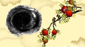 黃色時尚中國風萬能ppt模板