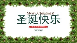 Semplice modello ppt per la pianificazione di eventi natalizi