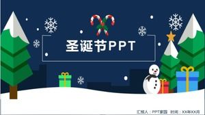 Изысканный мультяшный рождественский шаблон п.п.